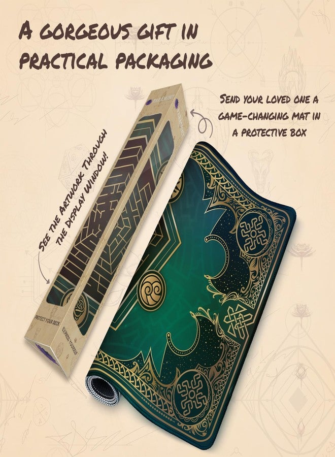 Paramint Mana Blast - MTG Playmat - Compatible with Magic The Gathering Playmat for Casual & Competitive Card Matches - Play MTG, YuGiOh, TCG - Original Play Mat Art Designs & Accessories - Image 5